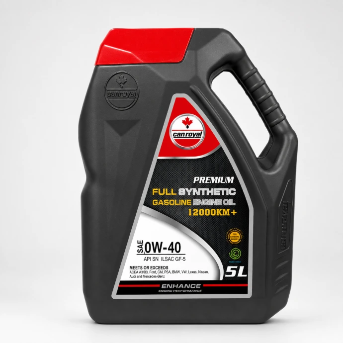 CANROYAL FULL SYNTHETIC GASOLINE ENGINE OIL SAE 0W40 API SN