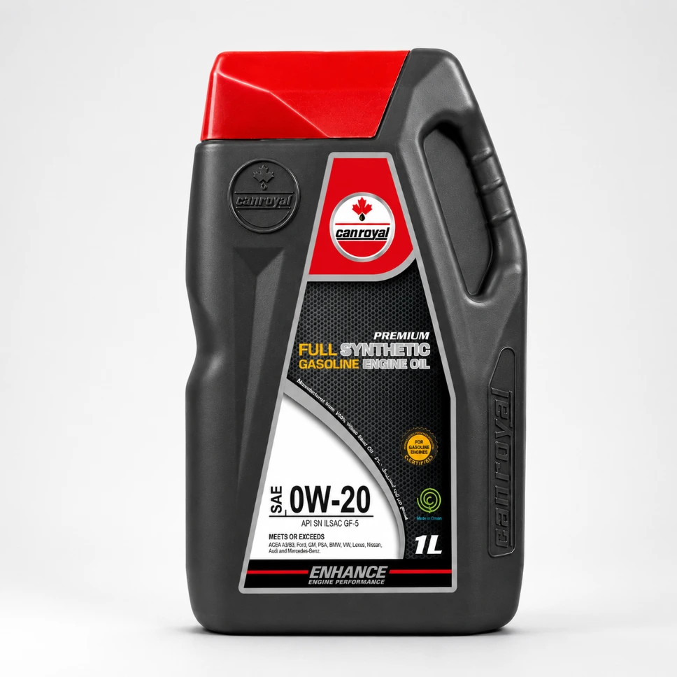 Canroyal Full Synthetic Gasoline Engine Oil SAE 0W20 API SN