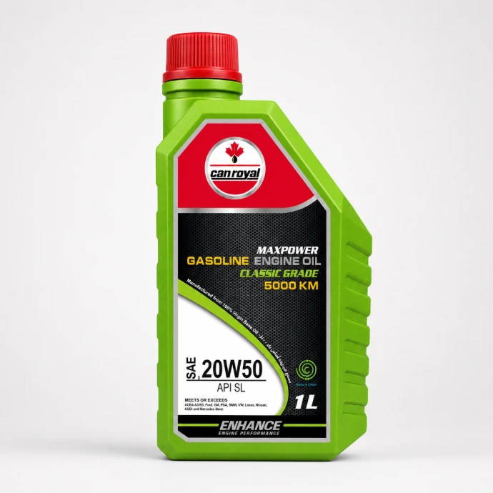 CANROYAL GASOLINE ENGINE OIL SAE 20W50 API SL